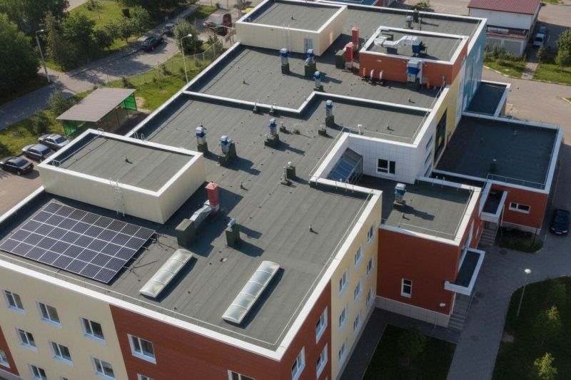 Roof Solar Installation detail